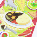 Mini-autocollant classique de personnages de cuisine autocollants de bricolage décoratif Scrapbooking sertie de fruits et de desserts
